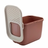 Picture of Savic Hop In Top-Entry Cat Litter Box Tuscan Red 58.5cm